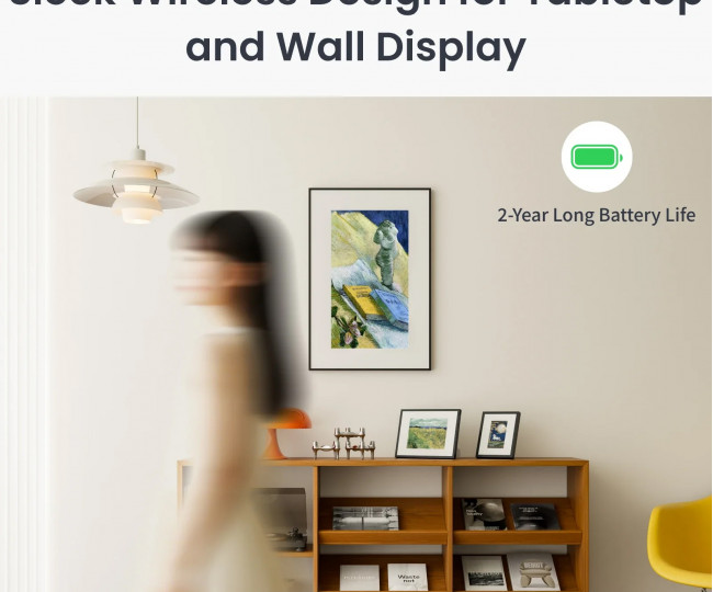 Смарт-пристрій у вигляді рамки для цифрового мистецтва SwitchBot AI Art Frame (Size 7.3)